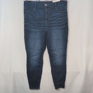 American Eagle Outfitters Dark Blue Skinny Jeans